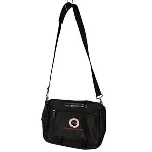 Black Messenger Bag with Adjustable Strap